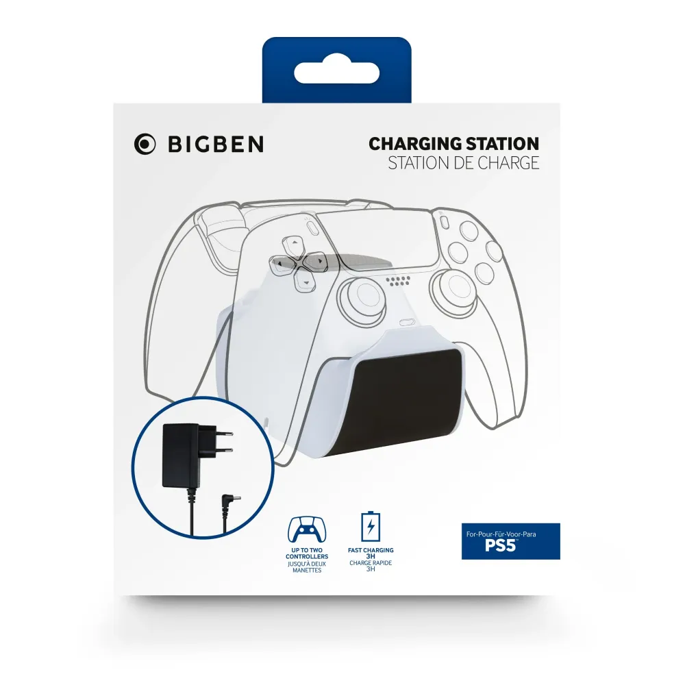 Зарядна станция Nacon PS5 DUAL Charger V4 Зарядна станция Nacon PS5 DUAL Charger V4