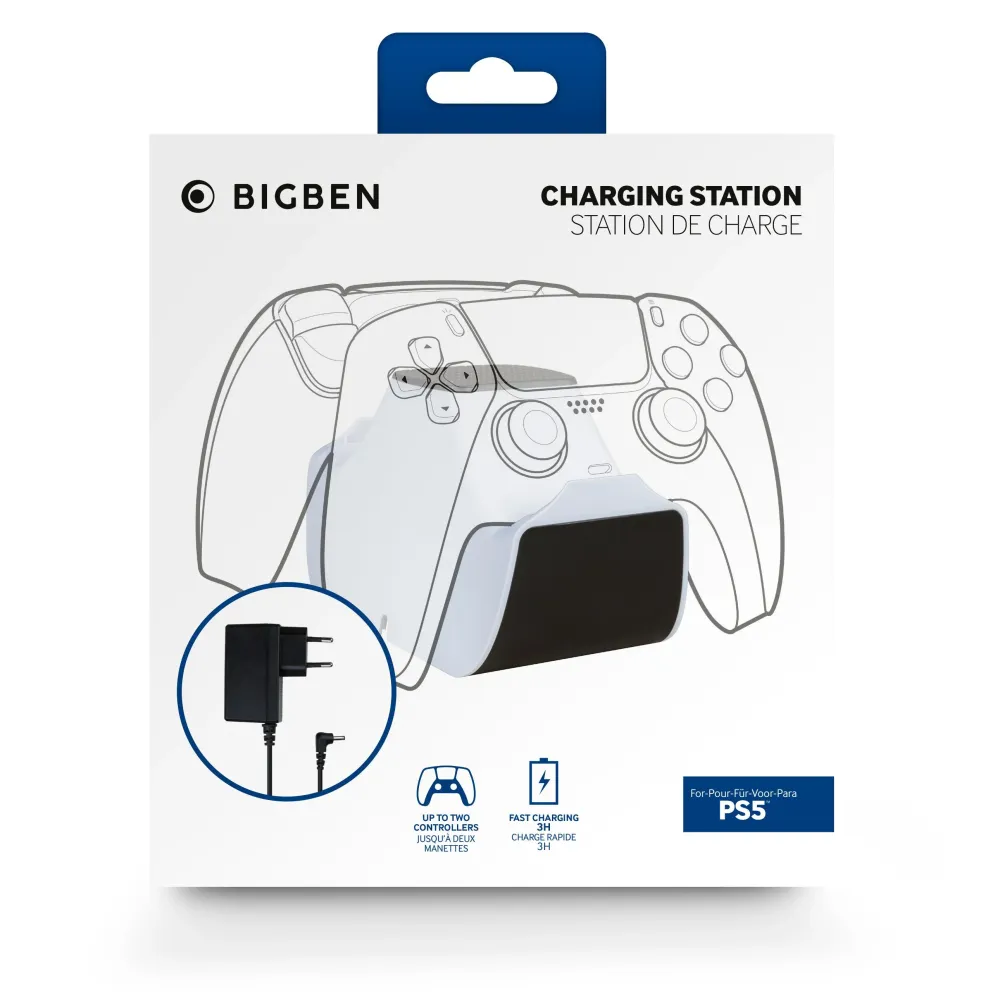 Зарядна станция Nacon PS5 DUAL Charger V4