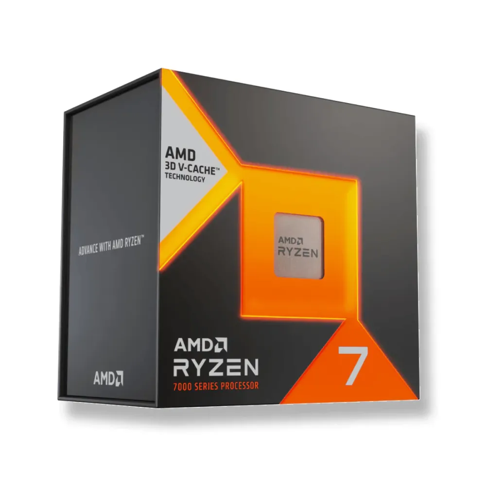 Процесор AMD RYZEN 7 7700X3D, 8-Core, 4.0 GHz(4.5 GHz Boost), 104MB - BOX