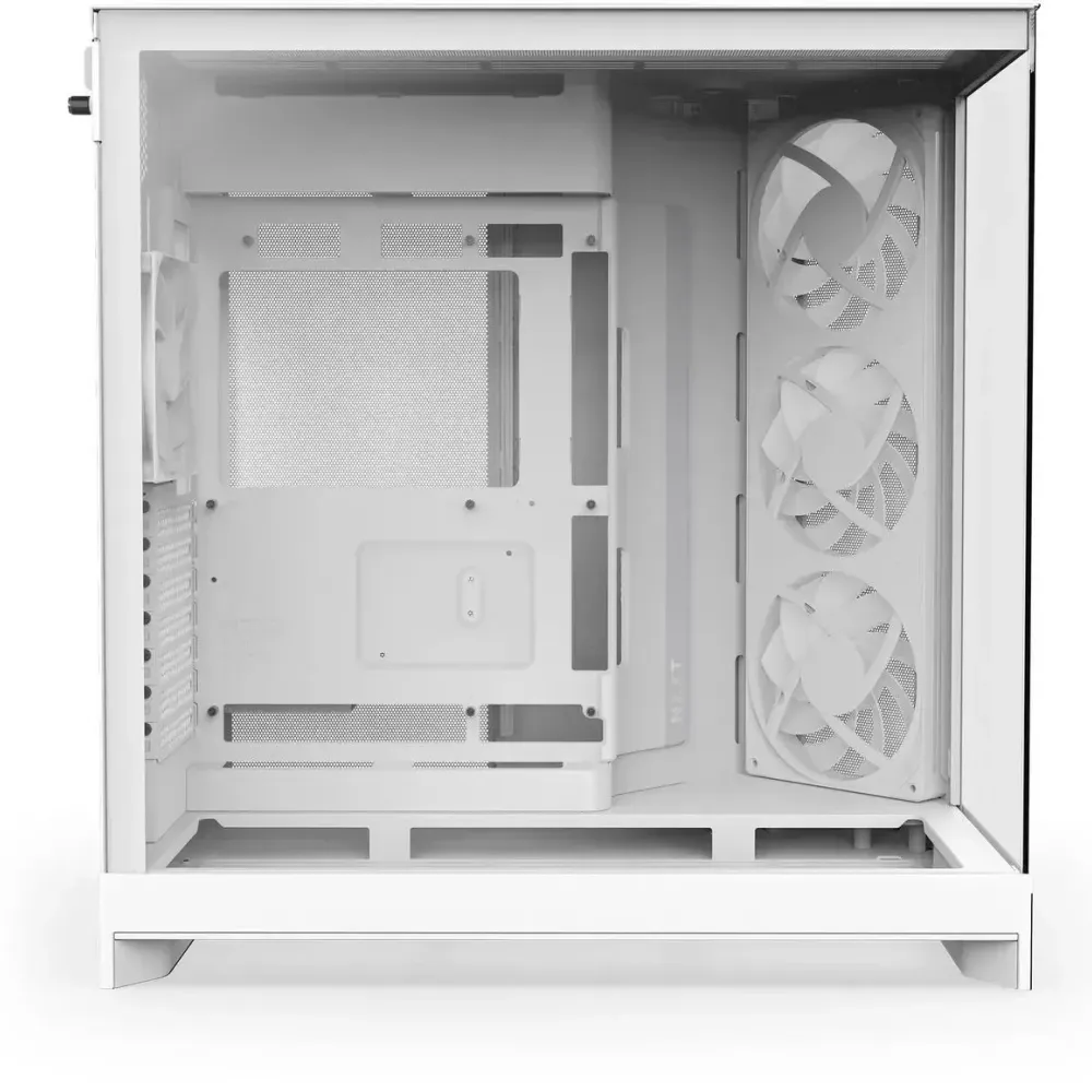 Кутия NZXT H9 Flow RGB Dual-Chamber - White