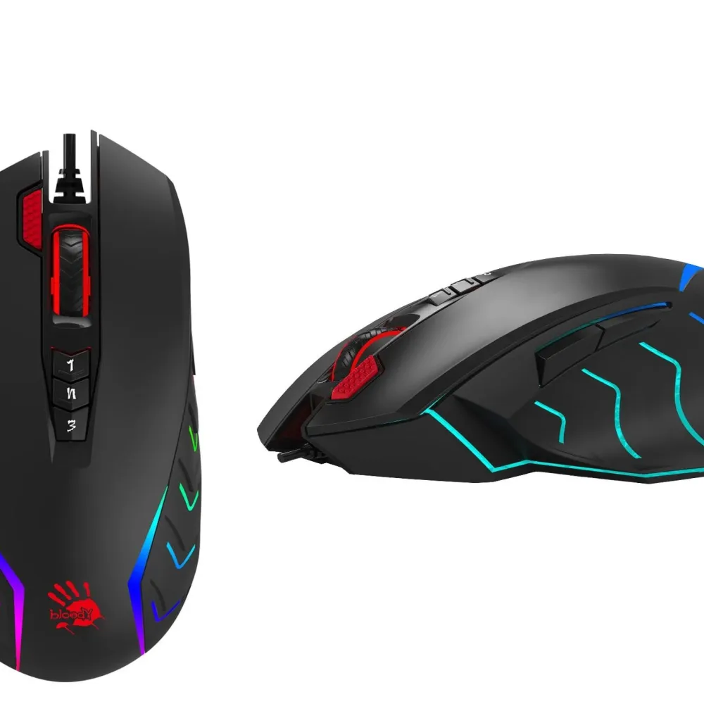 Геймърска мишка Bloody J95s, Оптична, Жична, USB