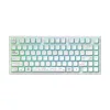 Геймърскa безжична клавиатура Dark Project ALU81A Terra Nova R2 White RGB