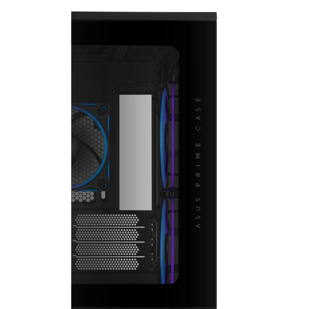 Кутия ASUS Prime AP202 ARGB mATX + 3 ARGB Вентилатора - Black