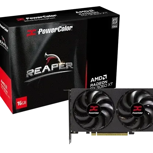 Видео карта PowerColor RADEON RX 9060 XT Reaper 16GB GDDR6