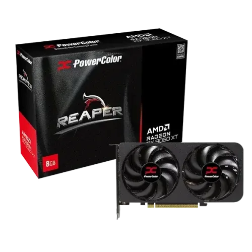 Видео карта PowerColor RADEON RX 9060 XT Reaper 8GB GDDR6 Видео карта PowerColor RADEON RX 9060 XT Reaper 8GB GDDR6