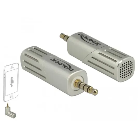 Микрофон DeLock 65893, За смартфон/таблет, 65893 Микрофон DeLock 65893, За смартфон/таблет, 65893