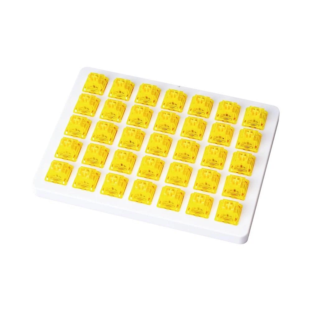 Суичове за механична клавиатура Keychron Gateron Ink V2 Yellow Switch, Комплект 35 броя Суичове за механична клавиатура Keychron Gateron Ink V2 Yellow Switch, Комплект 35 броя