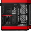 Кутия HYTE Y60 Tempered Glass, Mid-Tower, Черно и Червено