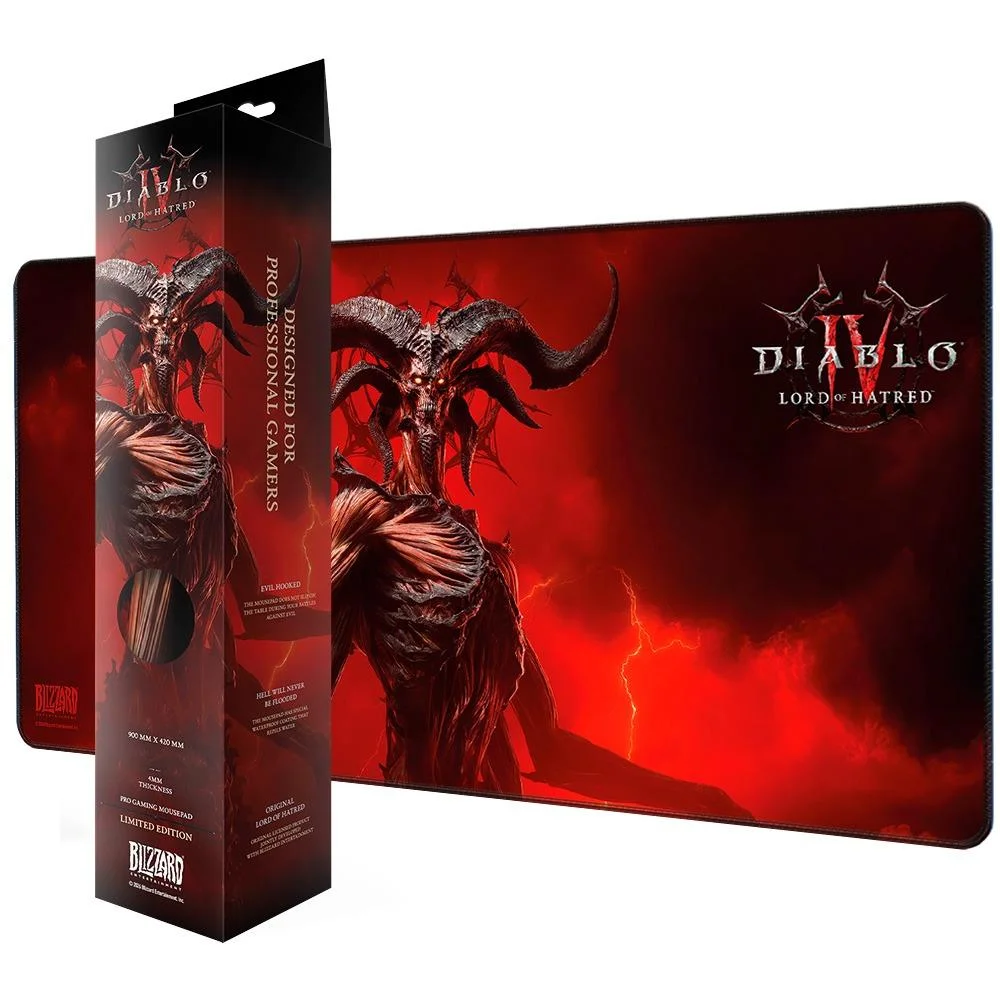 Геймърски пад Diablo IV: Lord of Hatred - Mephisto, XL