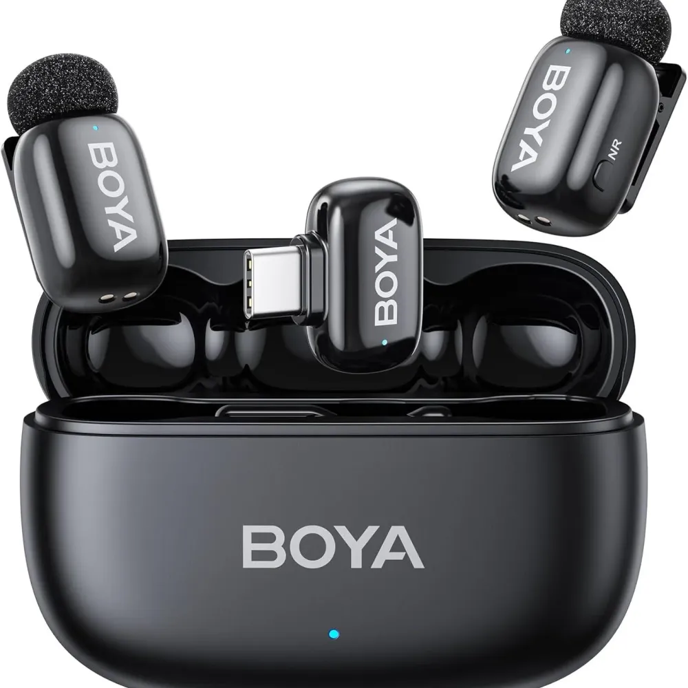 Безжична микрофонна система BOYA Mini 2-02 с USB-C Безжична микрофонна система BOYA Mini 2-02 с USB-C