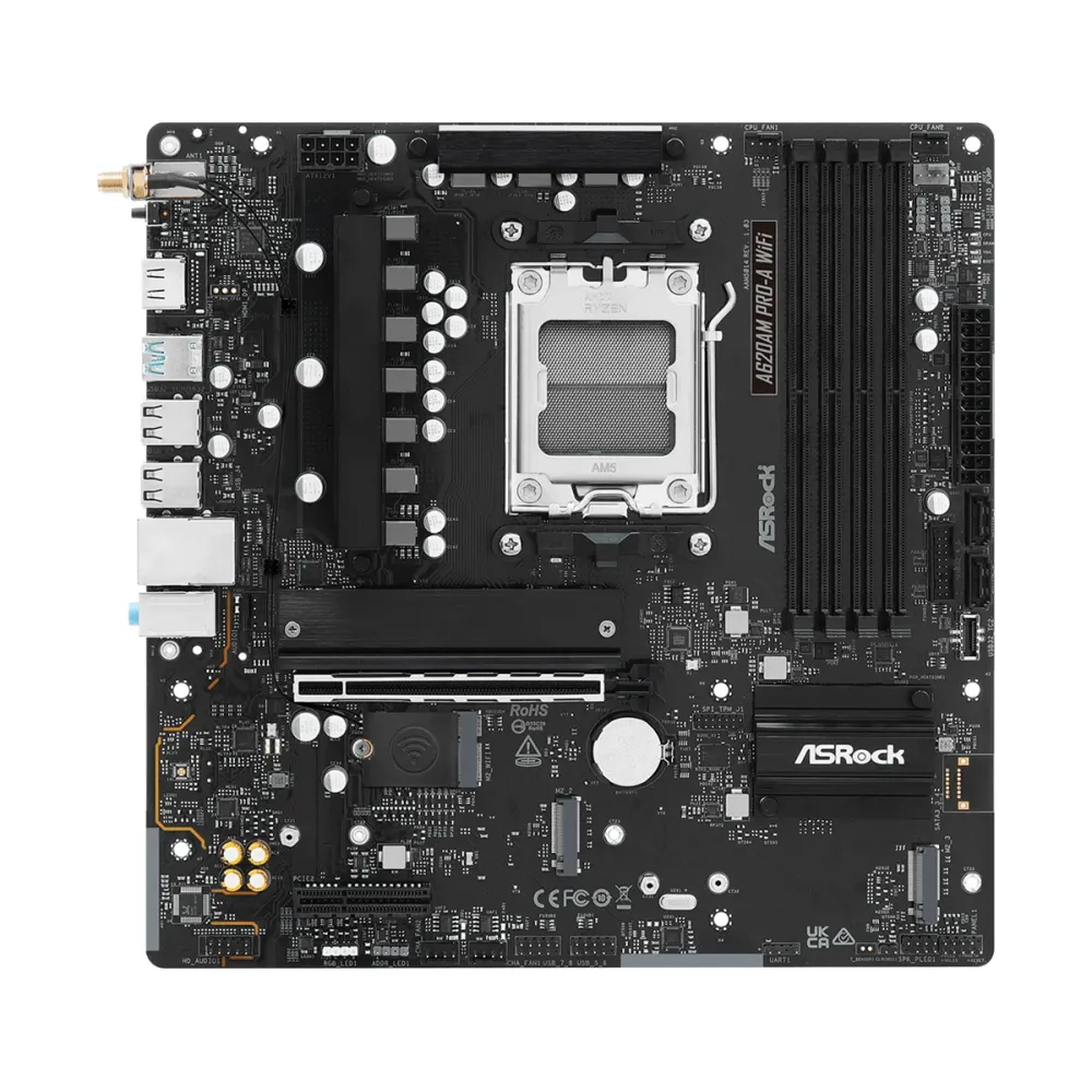 Дънна платка ASRock A620AM PRO-A WIFI, AM5