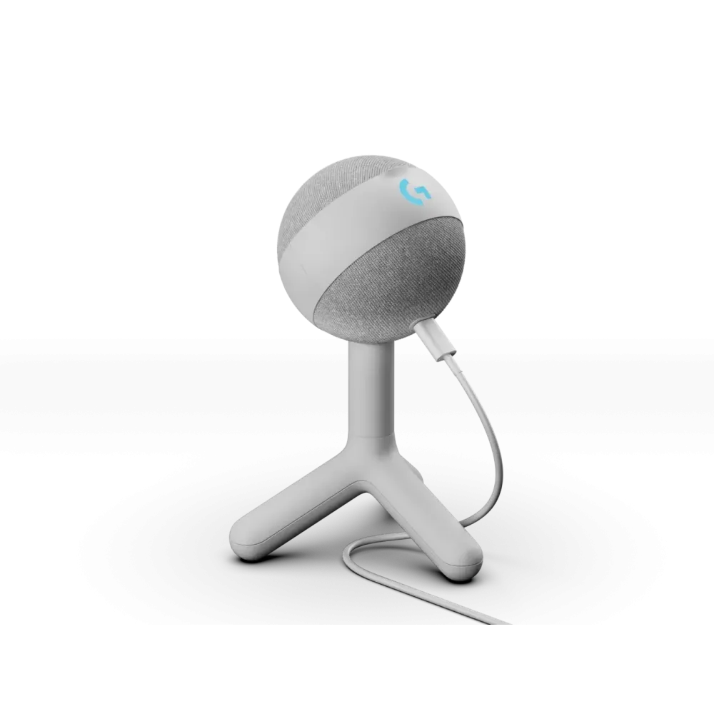 Динамичен микрофон Logitech YETI ORB White