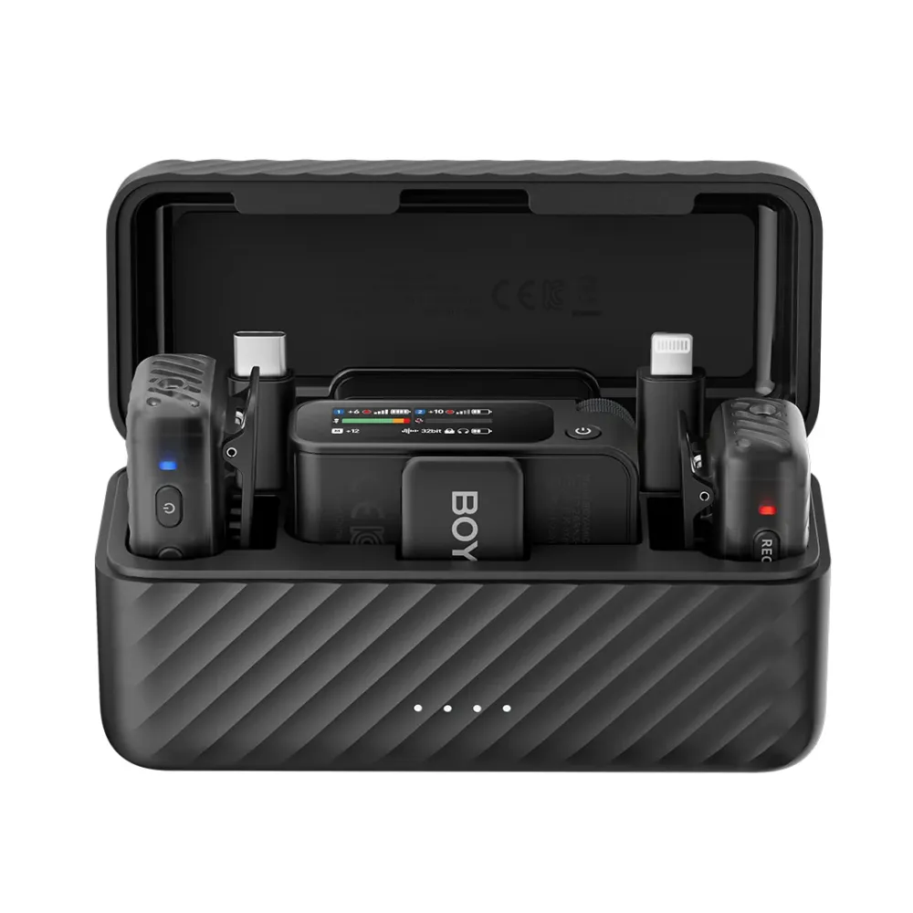 Безжична система микрофони All-in-One BOYA BOYAMIC 2