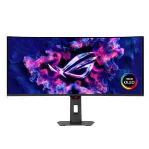 Монитор ASUS ROG Strix OLED XG34WCDG - 34-inch QD-OLED 3440x1440, 1800R Curve, 175Hz, 0.03ms (GTG), ASUS OLED Care Pro, G-Sync