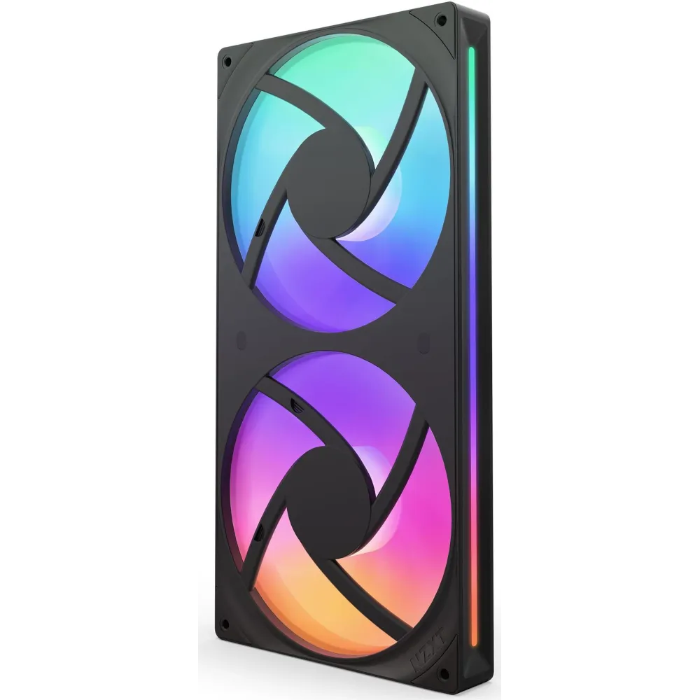 Комплект вентилатори NZXT F280 Black RGB Core Комплект вентилатори NZXT F280 Black RGB Core
