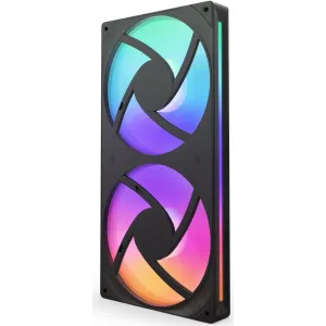 Комплект вентилатори NZXT F280 Black RGB Core Комплект вентилатори NZXT F280 Black RGB Core