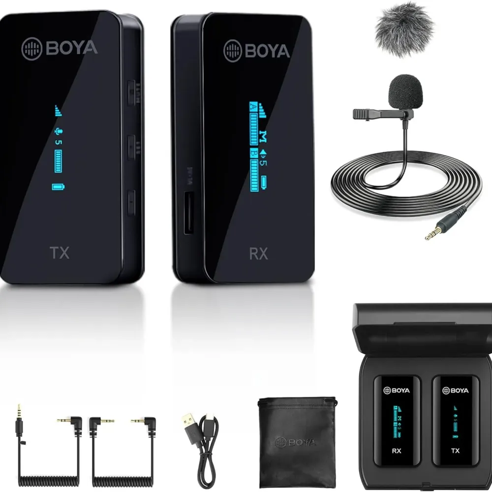 Безжична система микрофон с предавател BOYA BY-XM6-K1