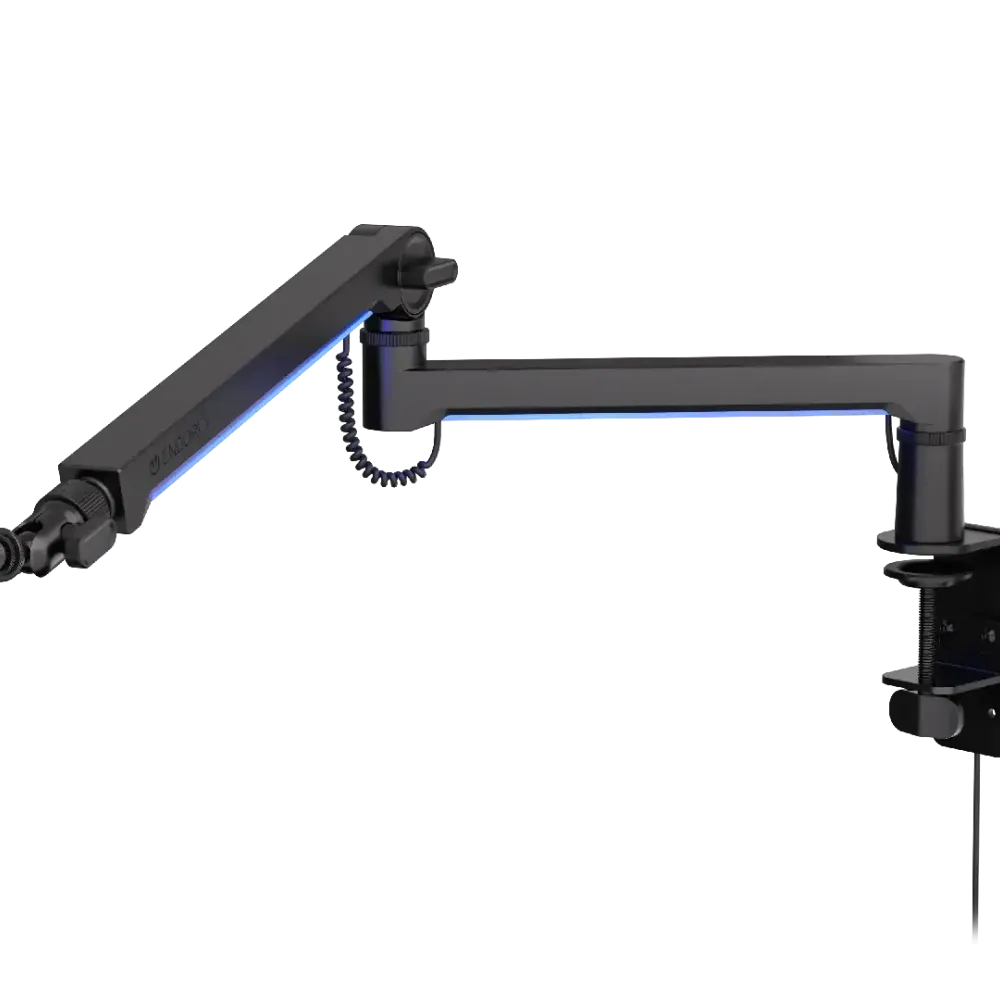 Стойка за микрофон ENDORFY Broadcast Low Profile RGB Boom Arm