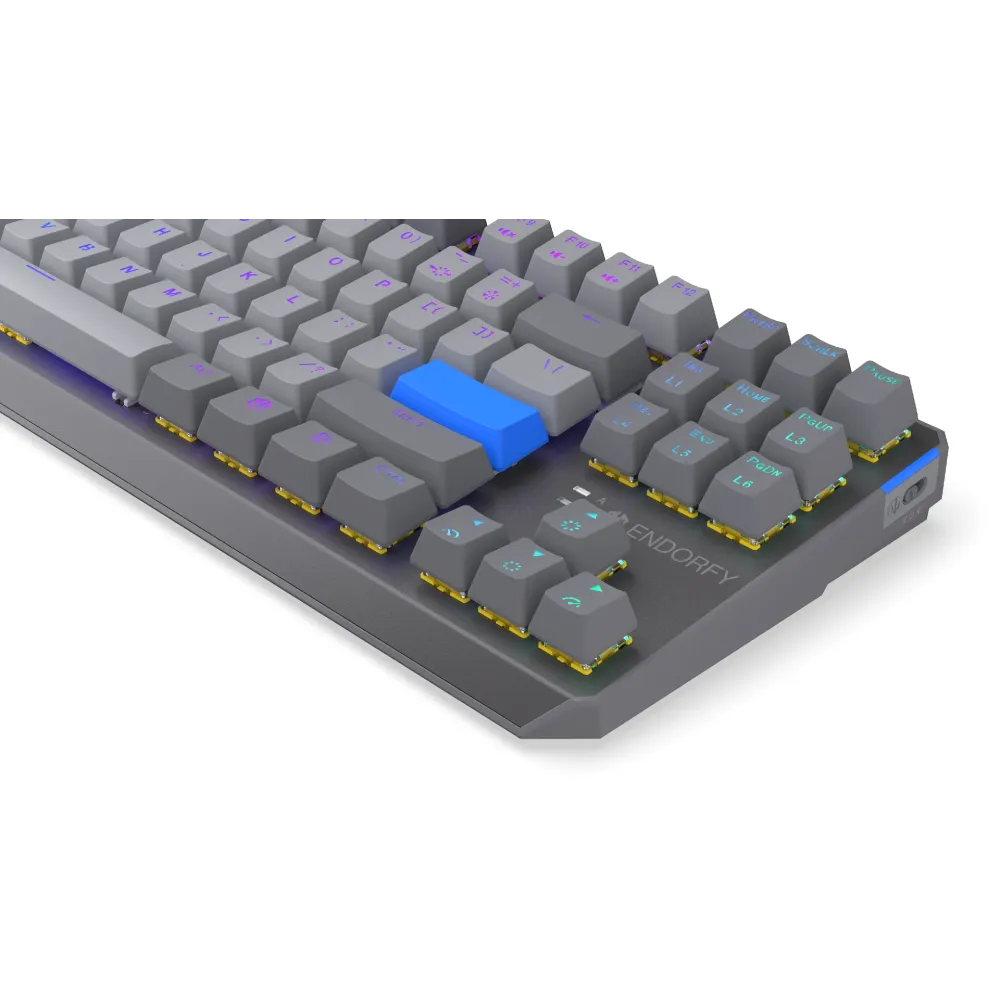 Endorfy механична клавиатура Thock Wireless V2 TKL, PBT, Endorfy Yellow switch, US Layout Endorfy механична клавиатура Thock Wireless V2 TKL, PBT, Endorfy Yellow switch, US Layout