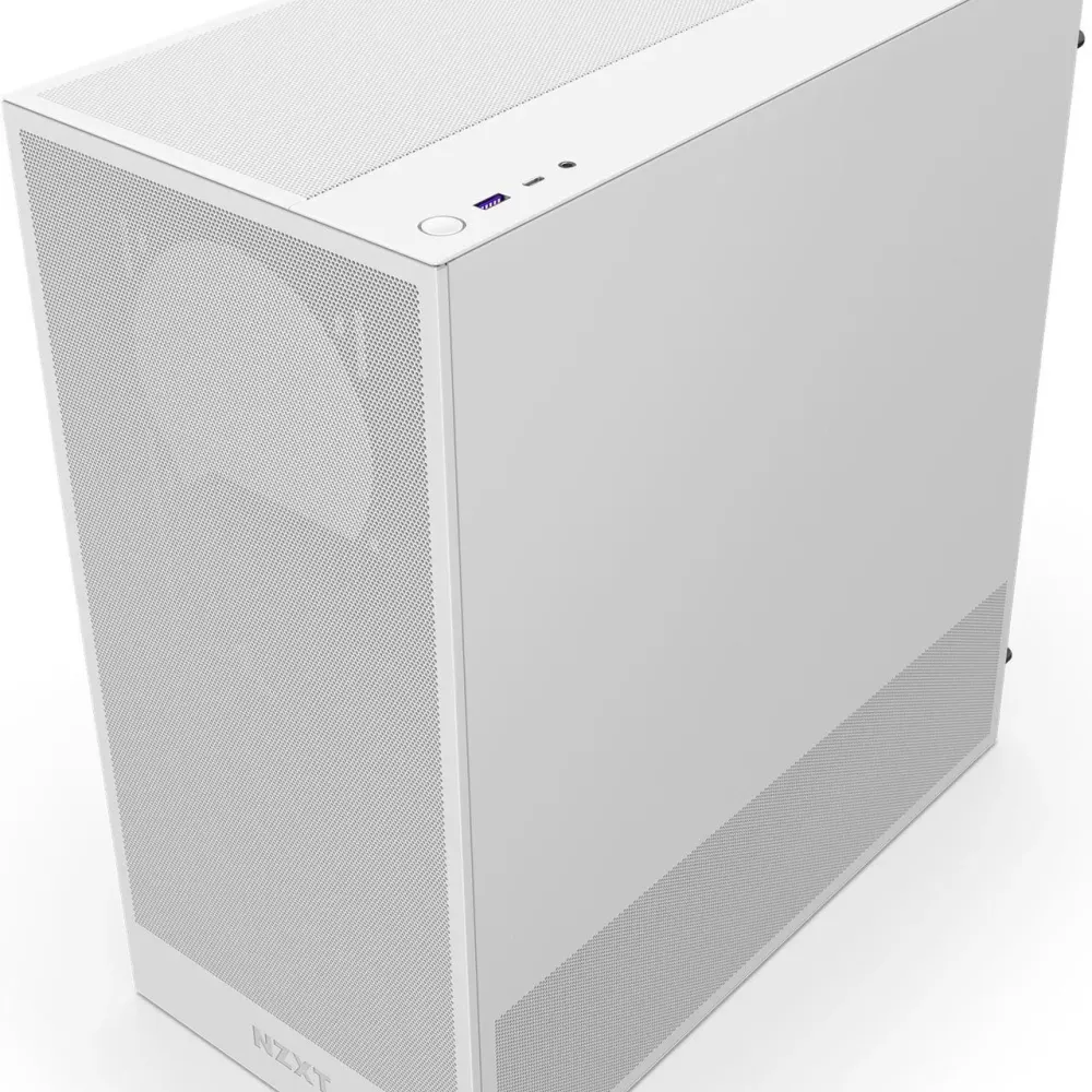 Кутия NZXT H5 Flow 2024 White, Mid-Tower