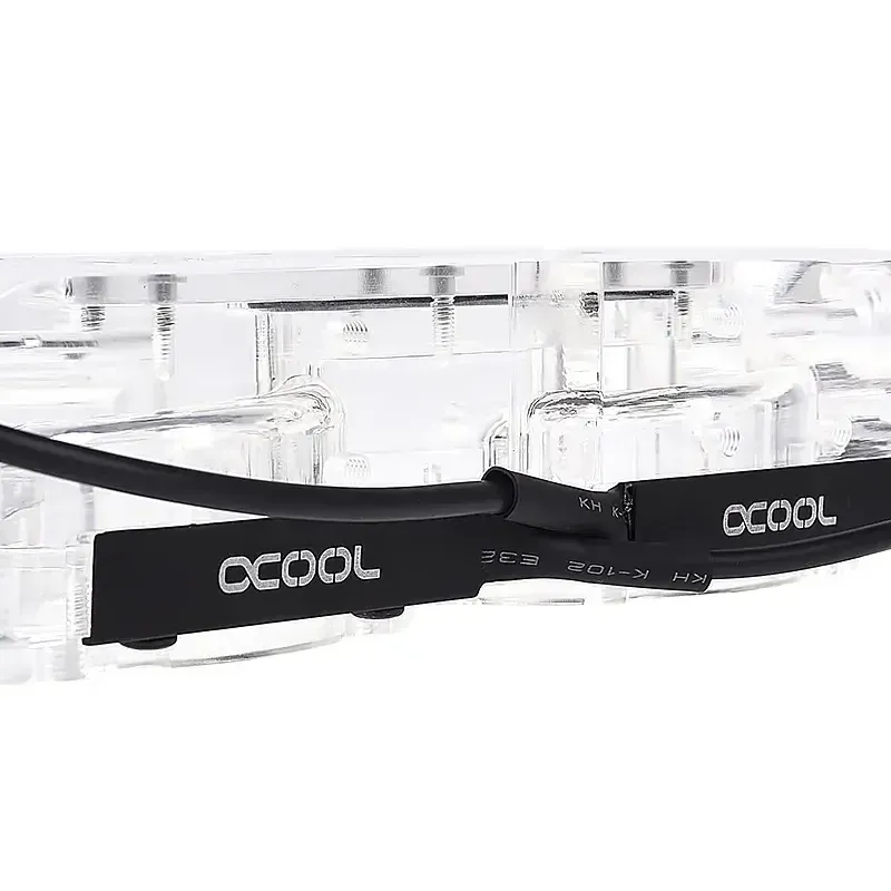 Адаптер приставка с вътрешна и външна резба Alphacool Eisdecke D5 Dual Acrylic Attachment 3x 1/4