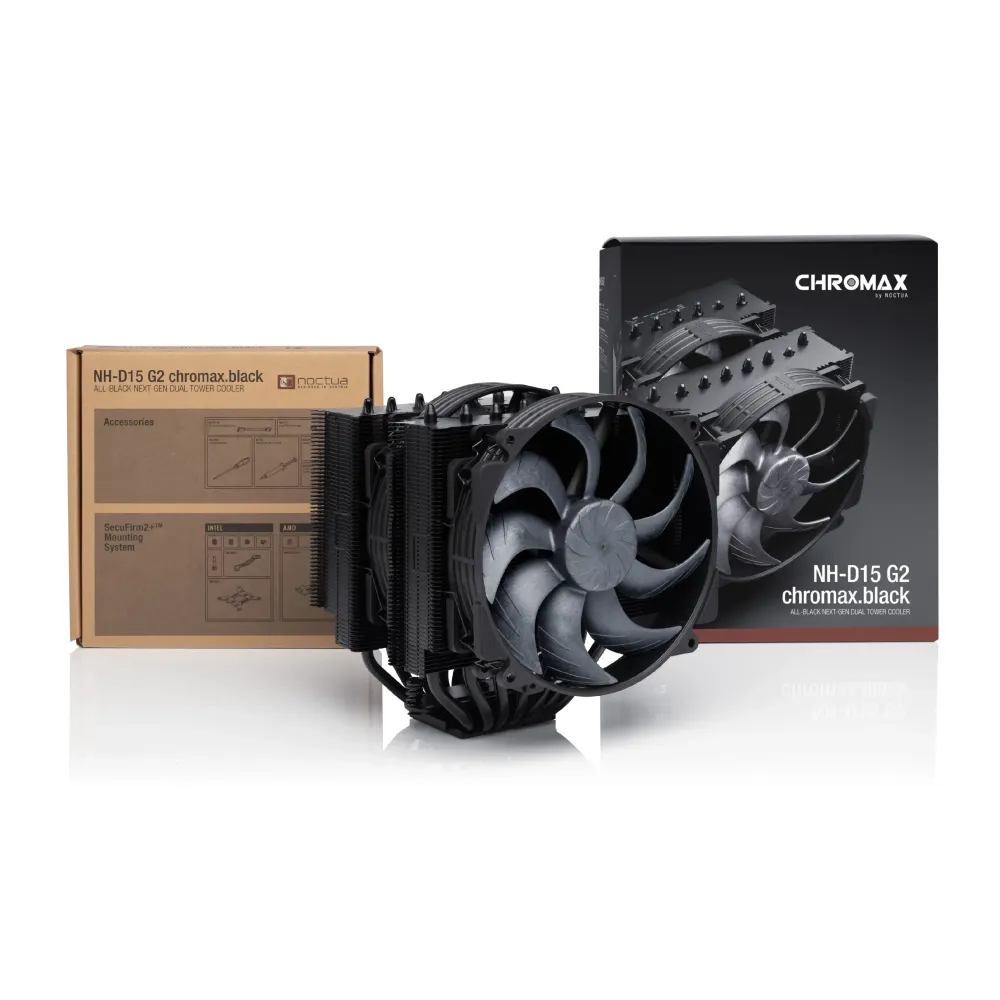 Охладител за процесор Noctua NH-D15 G2, За сокет LGA1851/1700/2011/AM5/AM4 Охладител за процесор Noctua NH-D15 G2, За сокет LGA1851/1700/2011/AM5/AM4
