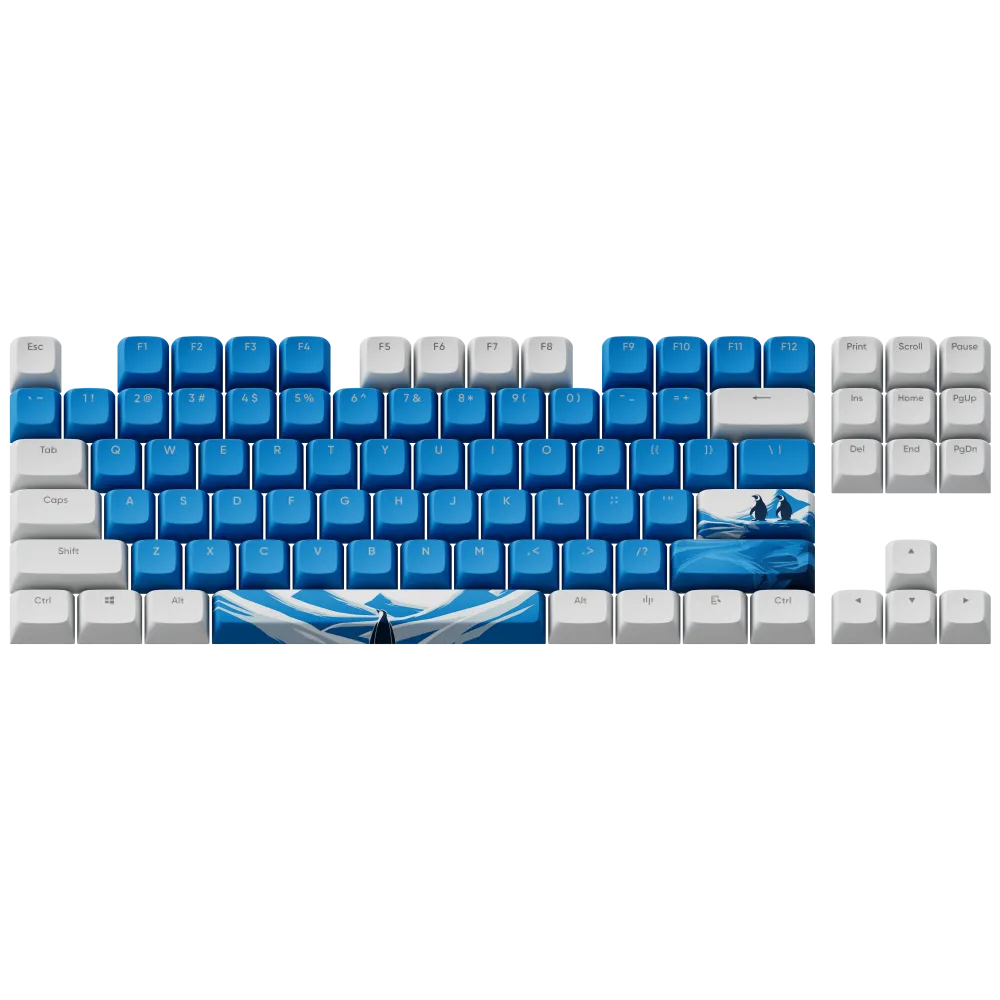 Капачки за механична клавиатура Dark Project - GeekBoy за ANSI & ISO Layout, PBT