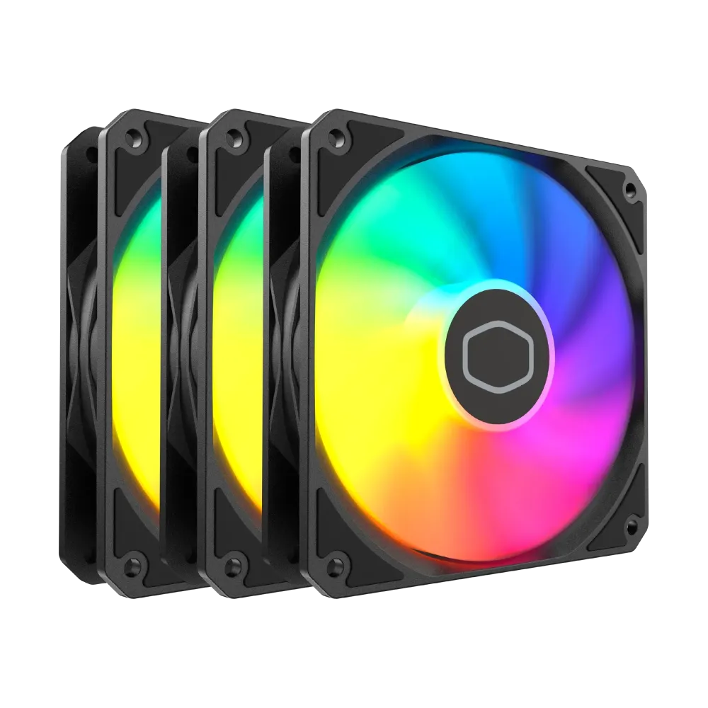 Комплект вентилатори 3-Pack Cooler Master MasterFan MF120 Lite ARGB Комплект вентилатори 3-Pack Cooler Master MasterFan MF120 Lite ARGB