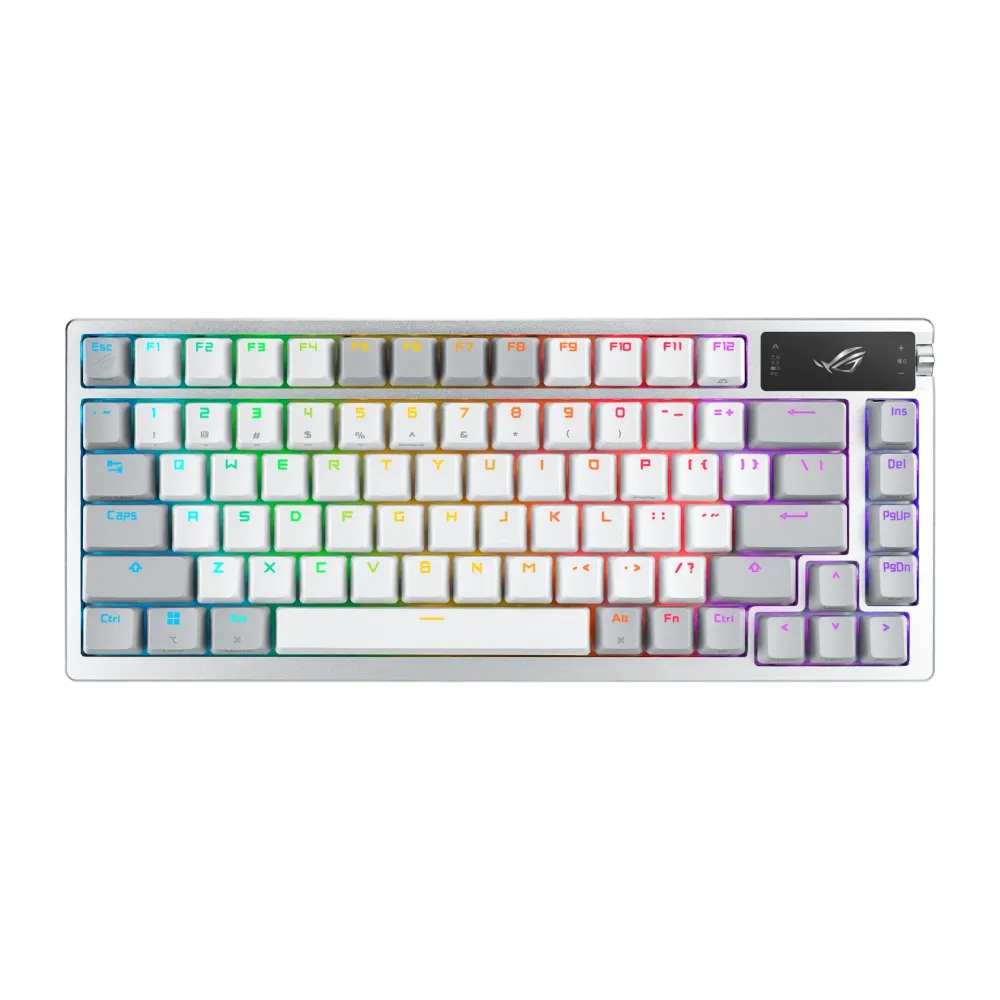 Геймърска безжична Клавиатура ASUS ROG Azoth - ROG NX Mechanical Switch Snow