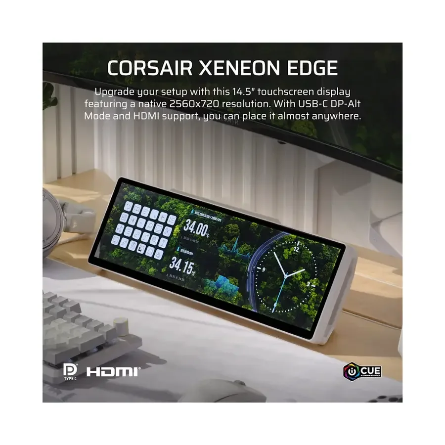 Сензорен дисплей CORSAIR XENEON EDGE 14.5