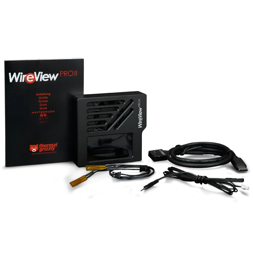 Датчик за видеокарта Thermal Grizzly WireView Pro II GPU 12V-2x6 Reversed - Black Датчик за видеокарта Thermal Grizzly WireView Pro II GPU 12V-2x6 Reversed - Black
