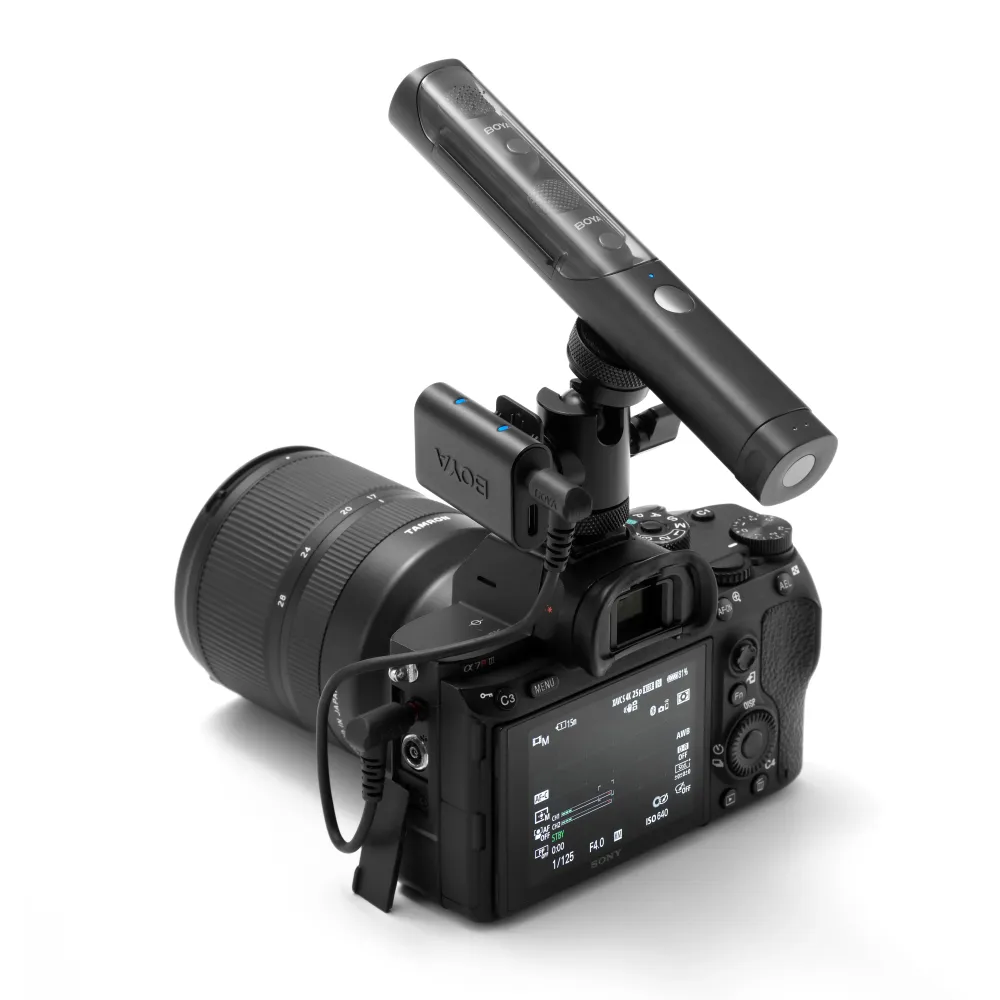 Безжична система микрофони All-in-One BOYA MAGIC 02 - Lightning + USB-C