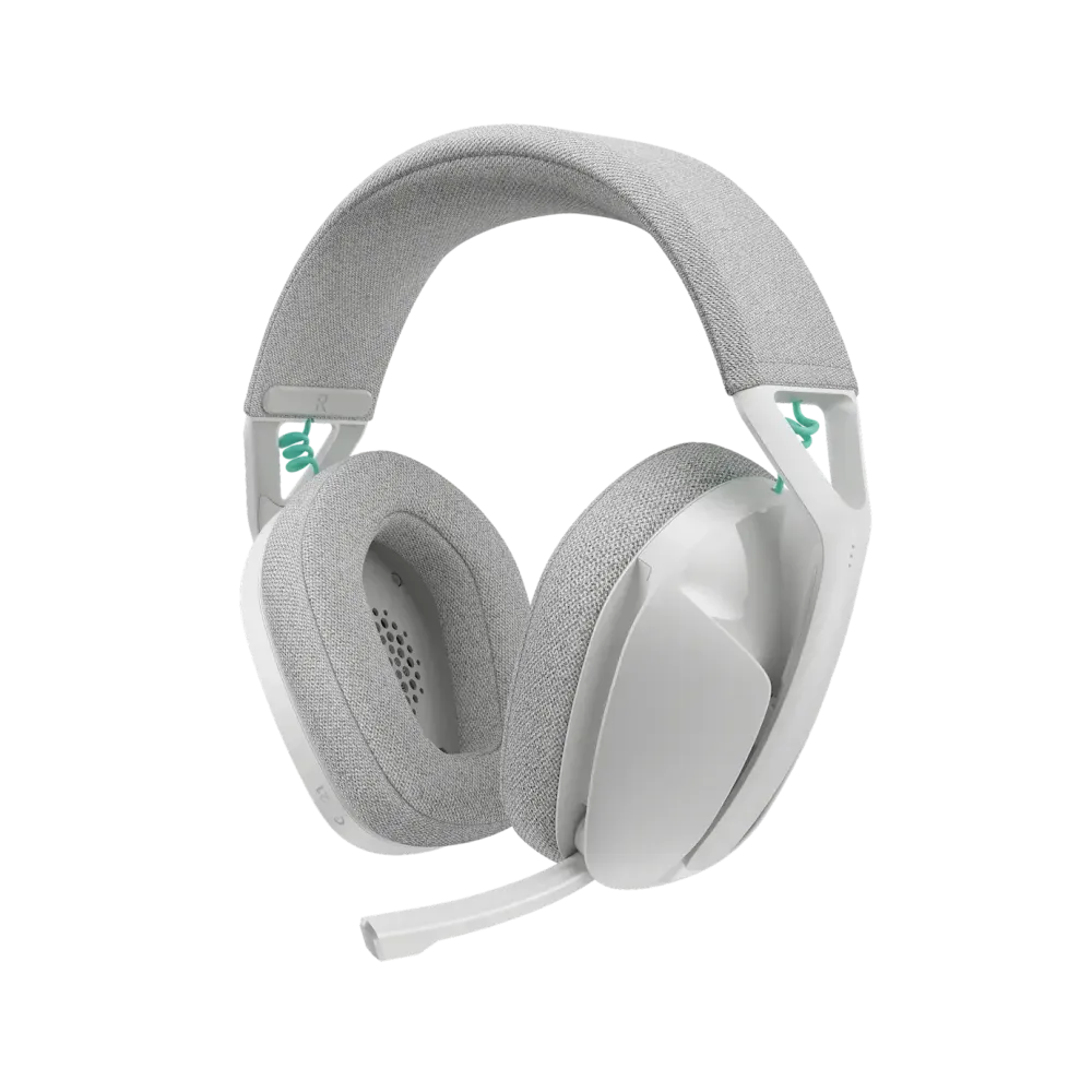 Геймърски безжични слушалки Logitech G321 Lightspeed, Микрофон, Бели
