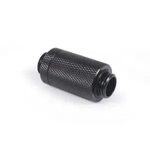 D-Plug Alphacool ES, 31.5mm, G1/4 AG auf G1/4 AG, Черен мат