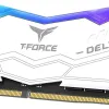 Памет Team Group T-Force Delta RGB White DDR5 32GB (2x16GB) 6000MHz CL38