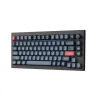 Механична клавиатура Keychron V1 MAX QMK 75% Carbon Black - Wireless
