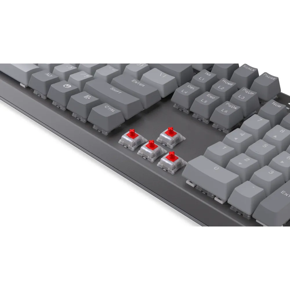 Endorfy механична клавиатура Thock V2 Full Size, PBT, Endorfy Red switch, US Layout