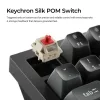 Безжична механичка клавиатура Keychron Q1 Ultra 8K Black - Silk POM Switch Red Безжична механичка клавиатура Keychron Q1 Ultra 8K Black - Silk POM Switch Red