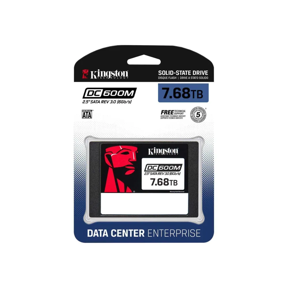 SSD Kingston DC600M SATA Enterprise 7.68TB