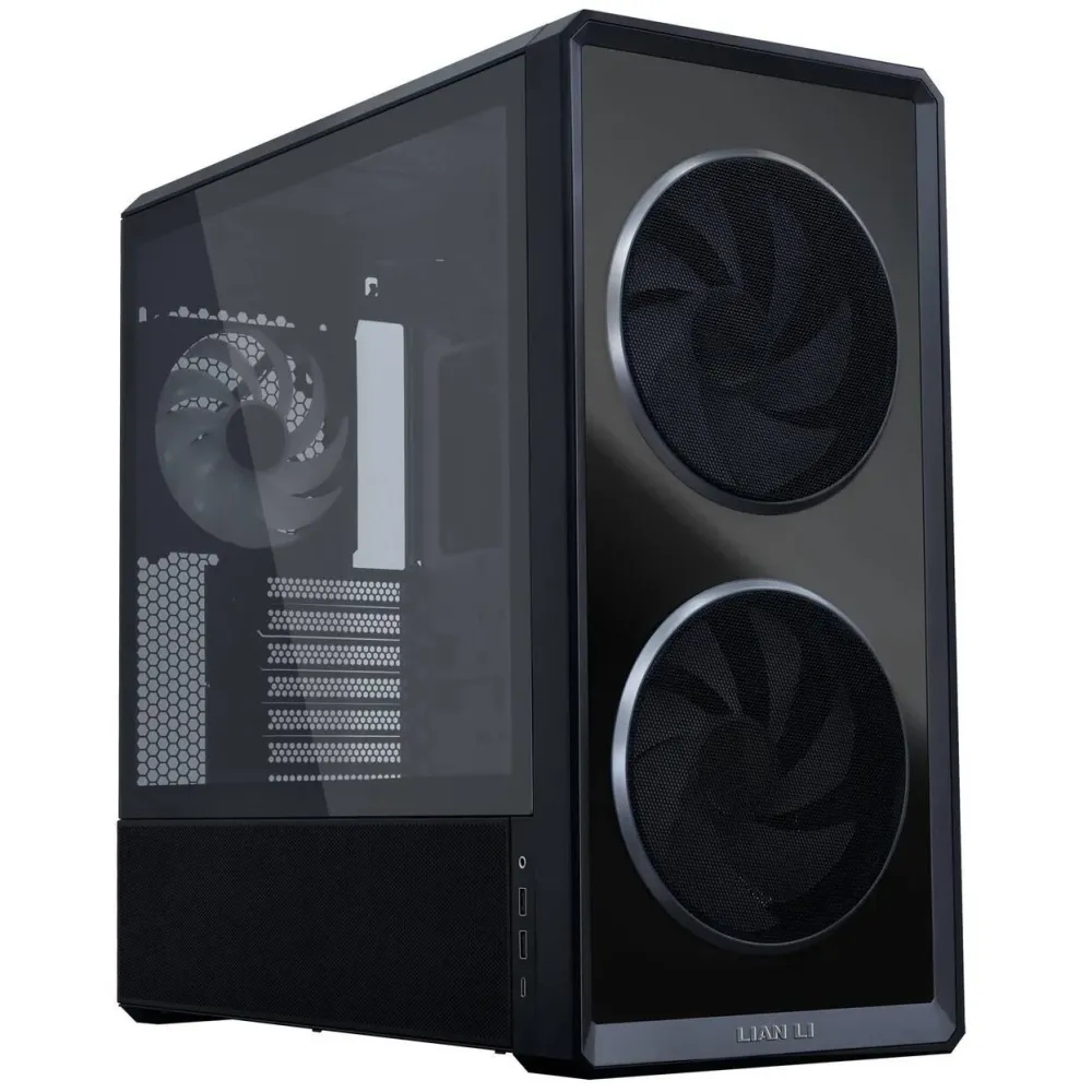 Кутия Lian Li LANCOOL 217 INF RGB Mid-Tower, Tempered Glass - Черна