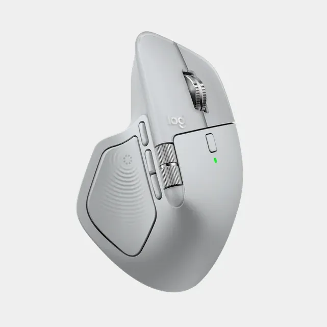 Безжична лазерна мишка LOGITECH MX MASTER 4 Pale Gray