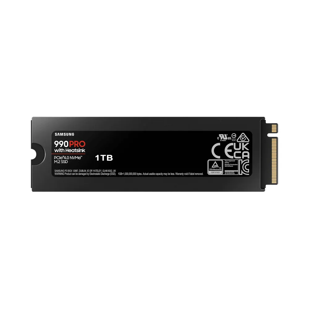 SSD SAMSUNG 990 PRO с Heatsink, 1TB, M.2 Type 2280, MZ-V9P1T0CW SSD SAMSUNG 990 PRO с Heatsink, 1TB, M.2 Type 2280, MZ-V9P1T0CW