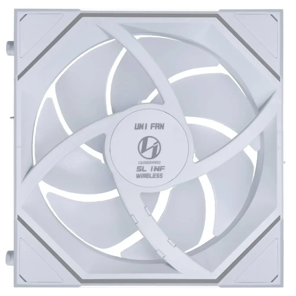 Вентилатори 3бр Lian Li UNI FAN SL-INF Wireless ARGB PWM Reverse - 120 mm Бели + Контролер