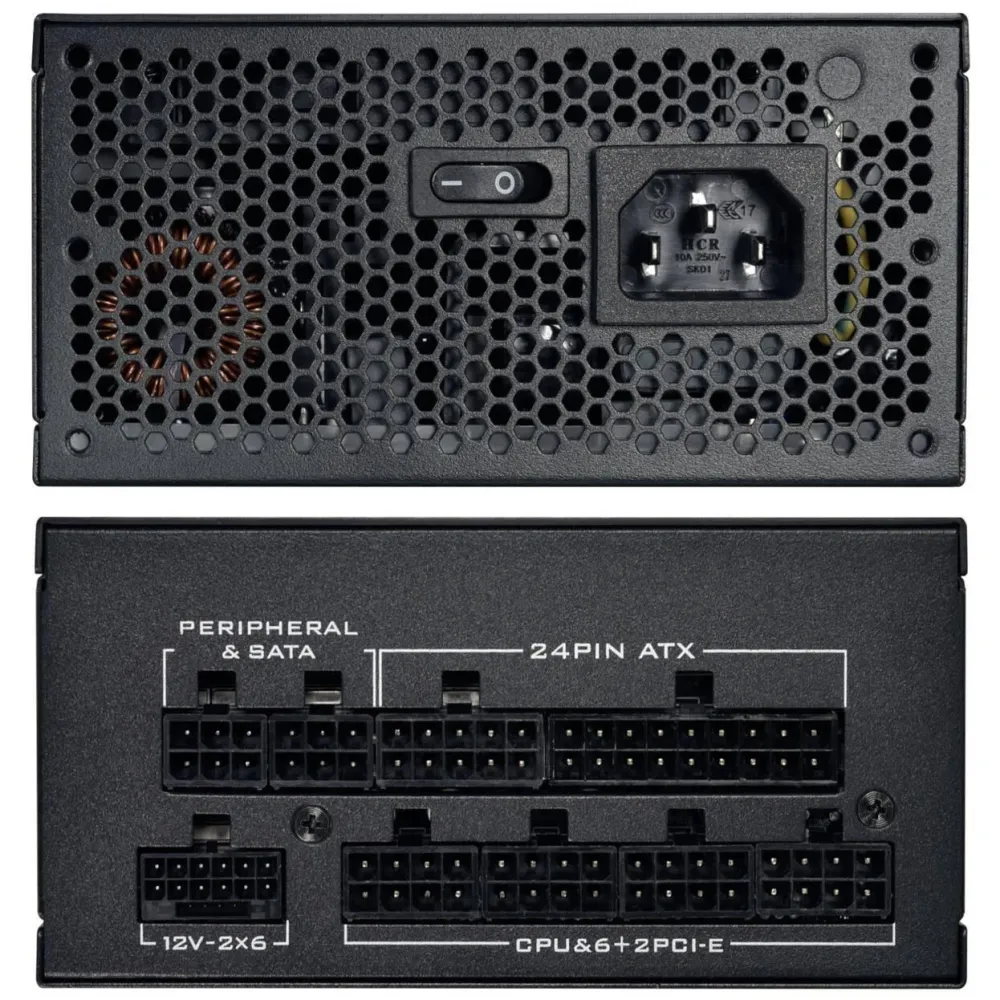 Захранващ блок Lian Li SP850 V2 Black 850W 80+ Gold PCIe 5.1, ATX 3.1