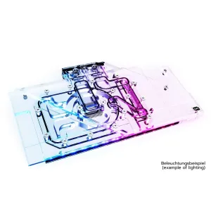 Воден блок за видео карта Alphacool Eisblock Aurora Acryl GPX-A Radeon RX 6800/6800XT Strix/TUF with Backplate Воден блок за видео карта Alphacool Eisblock Aurora Acryl GPX-A Radeon RX 6800/6800XT Strix/TUF with Backplate