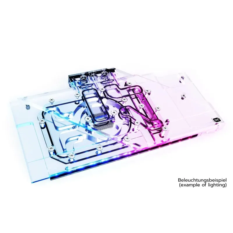 Воден блок за видео карта Alphacool Eisblock Aurora Acryl GPX-A Radeon RX 6800/6800XT Strix/TUF with Backplate Воден блок за видео карта Alphacool Eisblock Aurora Acryl GPX-A Radeon RX 6800/6800XT Strix/TUF with Backplate
