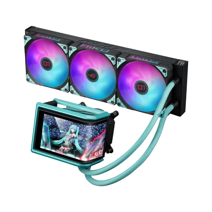 Охладител за процесор ASUS ROG RYUO IV 360 ARGB Hatsune Miku Edition Охладител за процесор ASUS ROG RYUO IV 360 ARGB Hatsune Miku Edition