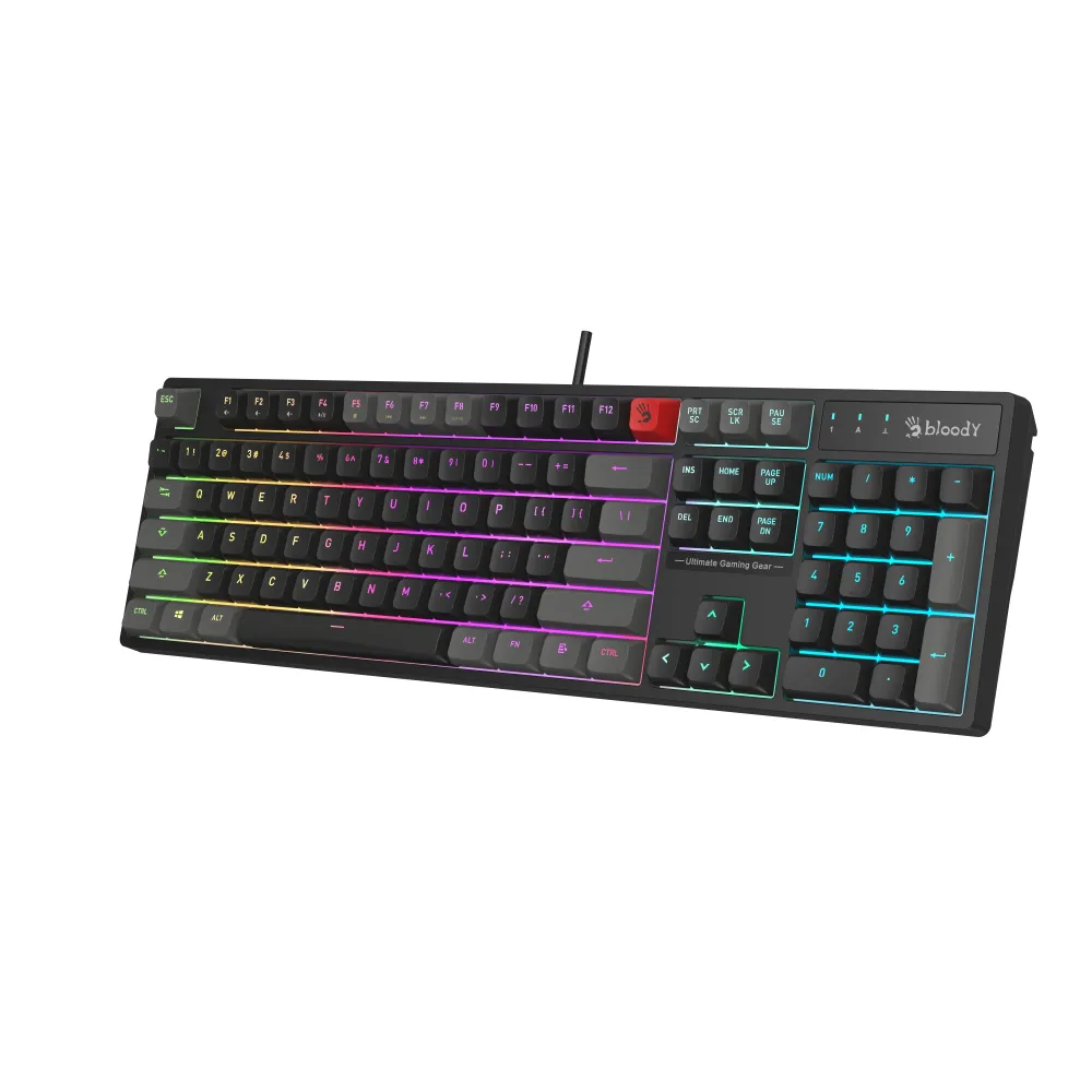 Геймърска клавиатура A4Tech Bloody B230N Neon Backlit - Черна Геймърска клавиатура A4Tech Bloody B230N Neon Backlit - Черна