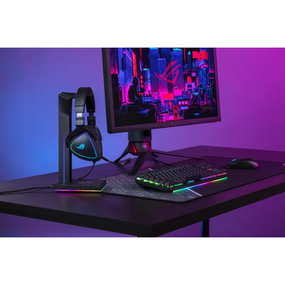 Геймърски слушалки ASUS ROG Delta S, USB-C, Aura Sync RGB