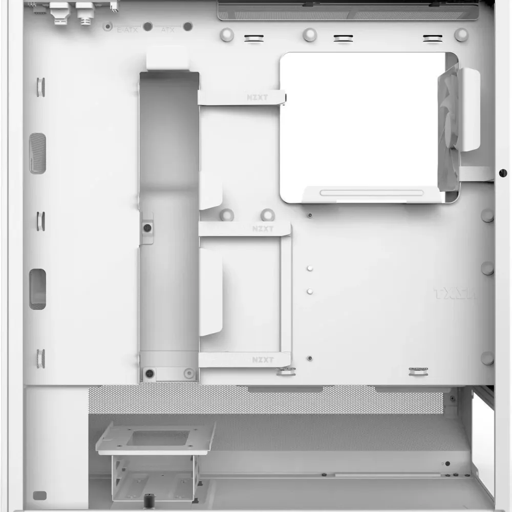 Кутия NZXT H5 Flow 2024 White, Mid-Tower